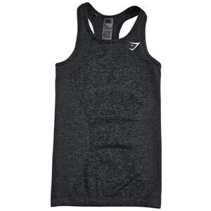 Gymshark (Womens Medium) Vital Seamless Tank Top Sleeveless Shirt Racerback Gray
